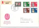 Schweiz 641-645 als Ersttagsbrief -