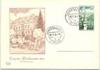 Saarland 369 auf Ausstellungskarte Tag der Briefmarke -