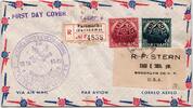 Surinam 313-314 als Ersttagsbrief -