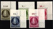 Berlin Berlin 82y-86 postfrisch vom Eckrand, teilweise geprüft Schlegel BPP MiNr. 82y-86 postfrisch vom Eckrand, teilweise geprüft Schl -