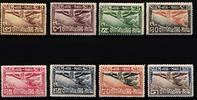 Thailand Siam Thailand Siam 183 A-190 A mit Falz Type A, gez. 14-15 MiNr. 183 A-190 A mit Falz Type A, gez. 14-15 -