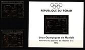 Tschad Tschad 416A, 416B und Block 25 postfrisch Olympische Spiele MiNr. 416A, 416B und Block 25 postfrisch Olympische Spiele -