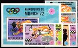 Tschad Tschad 627-632 A und Block 55 A postfrisch MiNr. 627-632 A und Block 55 A postfrisch -