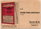 Deutsches Reich auf Postkarte mit Olympia Werbung -