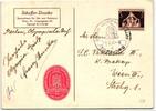 Deutsches Reich 617 auf Postkarte Schaffer-Dusika, Sommer Olympiade -