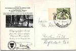 Deutsches Reich 611 auf Postkarte Sommer Olympiade -