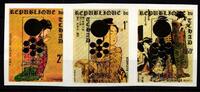 Tschad Tschad 388B-390B postfrisch Dreierstreifen, Olympische Spiele MiNr. 388B-390B postfrisch Dreierstreifen, Olympische Spiele -