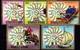 Tschad Tschad 641A-645A postfrisch Olympische Spiele MiNr. 641A-645A postfrisch Olympische Spiele -