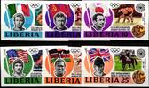 Liberia Liberia 855B-860B postfrisch Olympische Spiele MiNr. 855B-860B postfrisch Olympische Spiele -