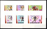 Liberia Liberia Block A60-F60 postfrisch Olympische Spiele MiNr. Block A60-F60 postfrisch Olympische Spiele -