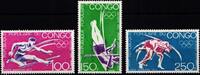 Kongo (Brazzaville) Kongo (Brazzaville) 357-359 postfrisch Olympische Spiele MiNr. 357-359 postfrisch Olympische Spiele -