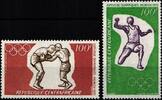 Zentralafrikanische Republik Zentralafrikanische Republik 265-266 postfrisch Olympische Spiele MiNr. 265-266 postfrisch Olympische Spiele -
