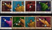 Bhutan Bhutan 514A-521A postfrisch Olympische Spiele MiNr. 514A-521A postfrisch Olympische Spiele -