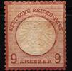 Deutsches Reich Deutsches Reich 27 mit Falz etwas fleckig MiNr. 27 mit Falz etwas fleckig -