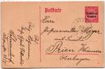 Bayern P 104 als Ganzsache gelaufen -