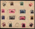 Bayern Bayern 136-151 gestempelt auf Stempelblatt MiNr. 136-151 gestempelt auf Stempelblatt -