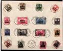 Bayern Bayern 136-151 gestempelt auf Stempelblatt MiNr. 136-151 gestempelt auf Stempelblatt -
