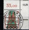 BRD Bund BRD Bund 1399 KBWZ gestempelt MiNr. 1399 KBWZ gestempelt -