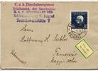 Österreich Feldpost Serbien 16 auf Brief als Einzelfrankatur -