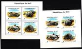 Mali WWF Mali WWF 1974-1977 II A+B postfrisch als ZD-Bogen, Stachelschwein MiNr. 1974-1977 II A+B postfrisch als ZD-Bogen, Stachelschwein -