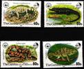 Gambia WWF Gambia WWF 430-433 postfrisch Reptilien MiNr. 430-433 postfrisch Reptilien -