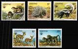 Lesotho WWF Lesotho WWF 228-232 postfrisch Wildtiere MiNr. 228-232 postfrisch Wildtiere -