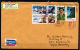 USA USA 1980-1981 postfrisch auf Brief, Eulen MiNr. 1980-1981 postfrisch auf Brief, Eulen -