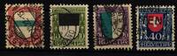 Schweiz Schweiz 175-178 gestempelt 170 a/b MiNr. 175-178 gestempelt 170 a/b -