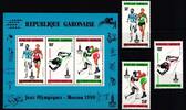 Gabun Gabun 733-735 und Block 39 postfrisch MiNr. 733-735 und Block 39 postfrisch -
