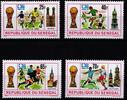 Senegal Senegal 553-556 postfrisch Fußball MiNr. 553-556 postfrisch Fußball -