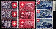 Schweiz Schweiz 335-343 gestempelt MiNr. 335-343 gestempelt -