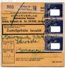 Generalgouvernement 110 auf Brief als Mehrfachfrankatur Paketkarte -