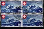 Schweiz Schweiz 337 gestempelt Viererblock MiNr. 337 gestempelt Viererblock -