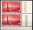 Schweiz Schweiz 409 postfrisch Eckrand mit Bogenzähler und Formnummer MiNr. 409 postfrisch Eckrand mit Bogenzähler und Formnummer -