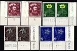 Schweiz Schweiz 541-544 postfrisch Eckrand Formnummer MiNr. 541-544 postfrisch Eckrand Formnummer -