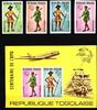 Togo Togo Block 84 B + 1035-1038 B postfrisch Weltpostverein/ UPU MiNr. Block 84 B + 1035-1038 B postfrisch Weltpostverein/ UPU -