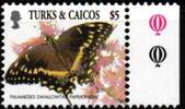 Turks und Caicos Turks und Caicos 1650 I postfrisch Schmetterling MiNr. 1650 I postfrisch Schmetterling -