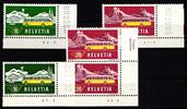 Schweiz Schweiz 586-587 postfrisch Eckrand Formnummer Bogenzähler MiNr. 586-587 postfrisch Eckrand Formnummer Bogenzähler -