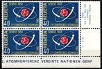 Schweiz Schweiz 662 postfrisch Eckrand Viererblock Formnummer MiNr. 662 postfrisch Eckrand Viererblock Formnummer -