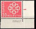 Schweiz Schweiz 681 postfrisch Eckrand Druckdatum MiNr. 681 postfrisch Eckrand Druckdatum -