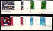 Schweiz Schweiz 668-671 postfrisch Eckrand Formnummer Bogenzähler MiNr. 668-671 postfrisch Eckrand Formnummer Bogenzähler -