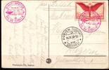 Schweiz Schweiz 190 gestempelt auf Postkarte mit Zeppelin Stempel MiNr. 190 gestempelt auf Postkarte mit Zeppelin Stempel -