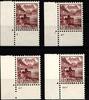 Schweiz Schweiz 363 a z postfrisch Eckränder mit verschiedenen Formnummern MiNr. 363 a z postfrisch Eckränder mit verschiedenen Formnumm -