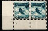 Schweiz Schweiz 504 postfrisch Paar als Eckrand mit Formnummer MiNr. 504 postfrisch Paar als Eckrand mit Formnummer -
