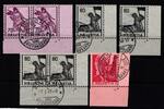 Schweiz Schweiz 379-381 gestempelt Eckrand mit Formnummer MiNr. 379-381 gestempelt Eckrand mit Formnummer -