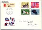 Schweiz 653-656 als Ersttagsbrief -