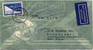 Bi-Zone Flugpost 1 auf Brief vom 1.10.48 -