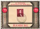 Berlin 74 auf Ausstellungskarte Hamburg -