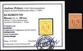 Bi-Zone Bi-Zone 20 Axa postfrisch Fingerspuren, Kurzbefund Wehner BPP MiNr. 20 Axa postfrisch Fingerspuren, Kurzbefund Wehner BPP -