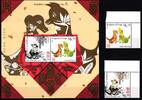 Tonga Tonga 2171 und 2172 und Block 116 postfrisch Hunde MiNr. 2171 und 2172 und Block 116 postfrisch Hunde -